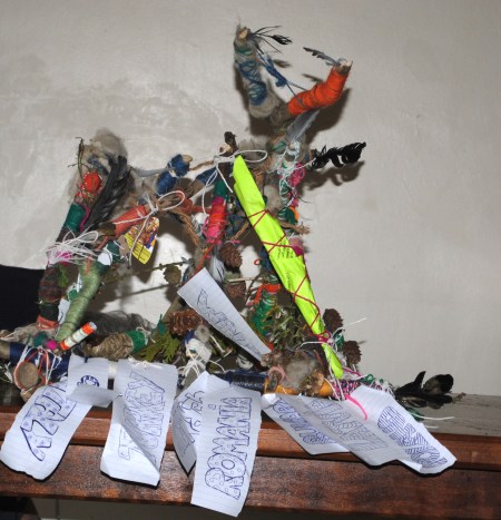 journey stick sculpture