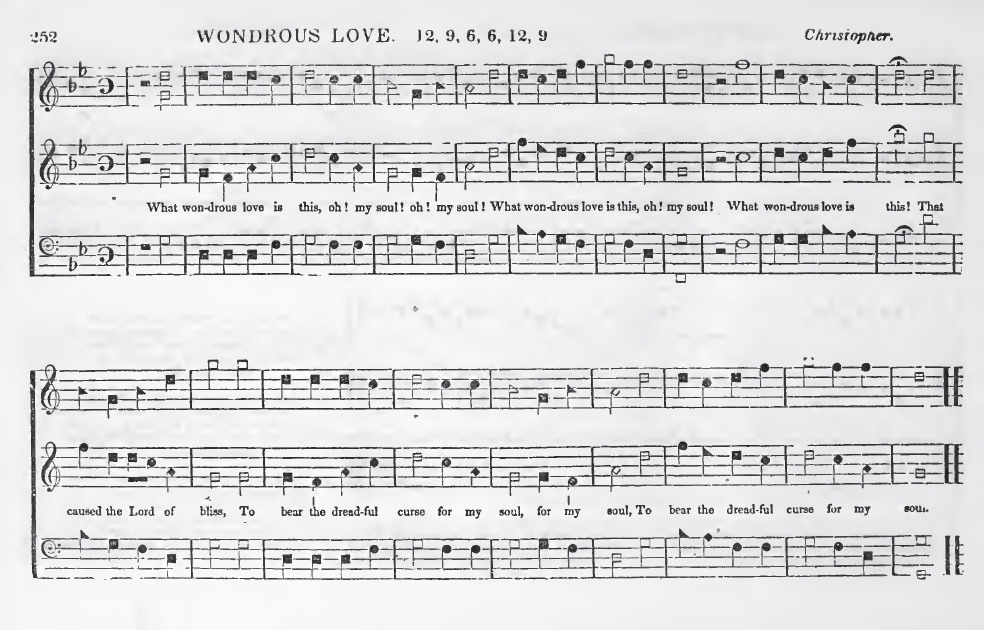 Wondrous Love 1854 S Harmony